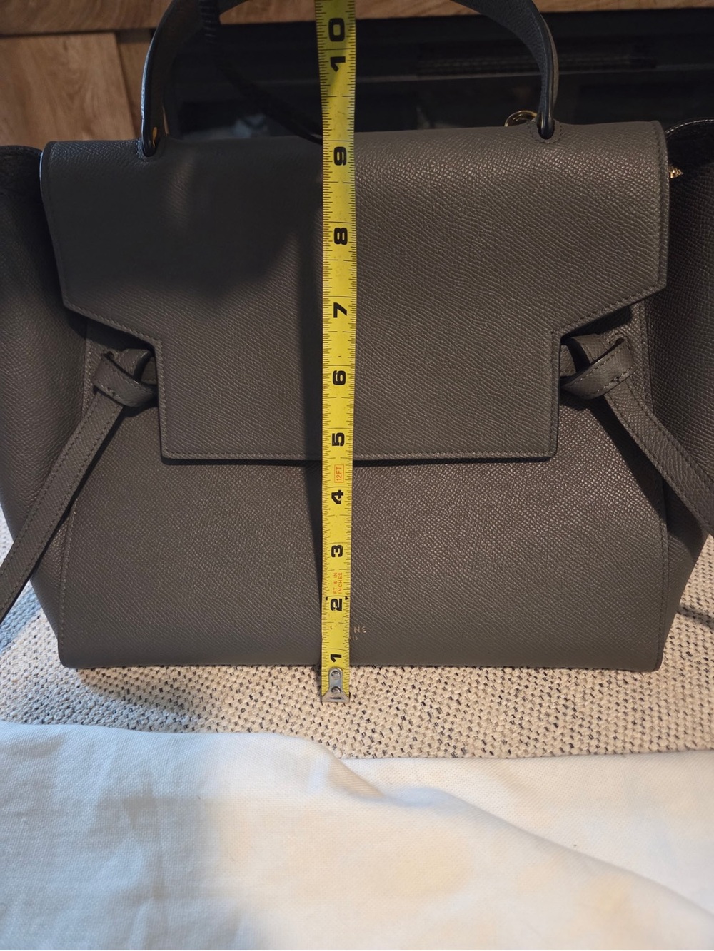 Celine leather mini belt bag gray - Picture 8 of 14